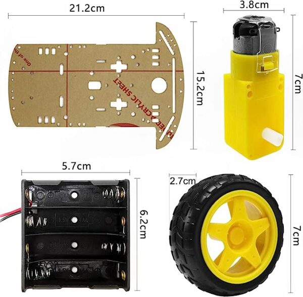 arduino car / robot car chassis - Image 4