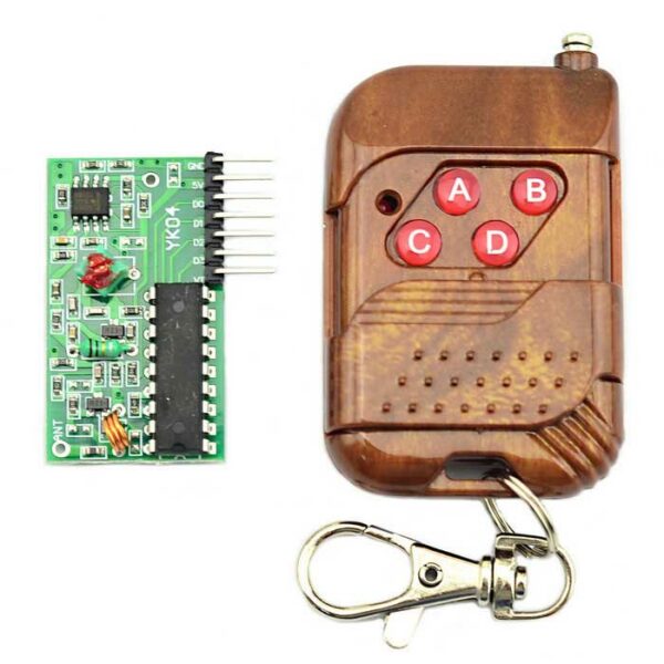Four-way wireless remote