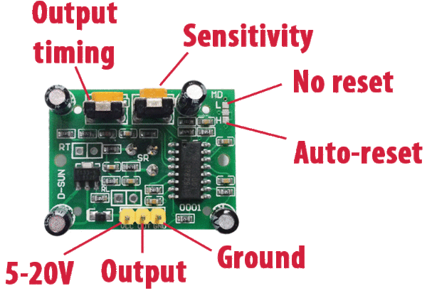 HC-SR501 PIR Motion Sensor - Image 2