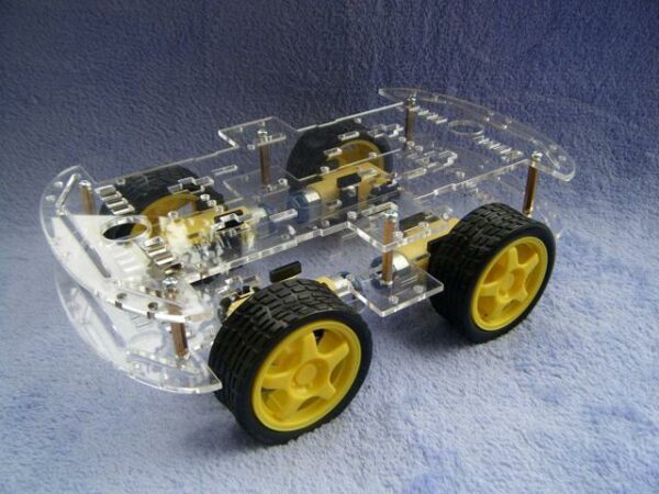 Intelligent car chassis 4WD 4 wheel drive strong