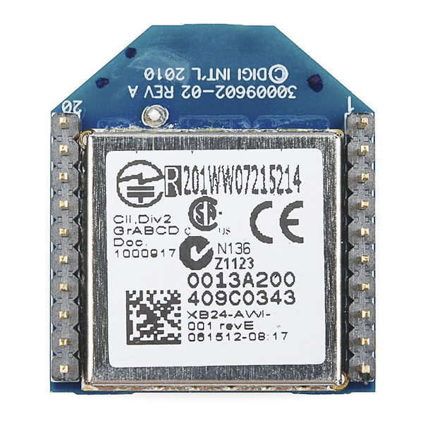 XBee 1mW No Antenna - Series 1 (802.15.4) - Image 2