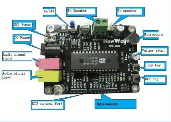 SD4004 Speech Voice Module Speech Development Kit - Image 2
