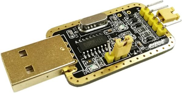 USB UART-TTL adapter 3.3V and 5V with CH340G and wires