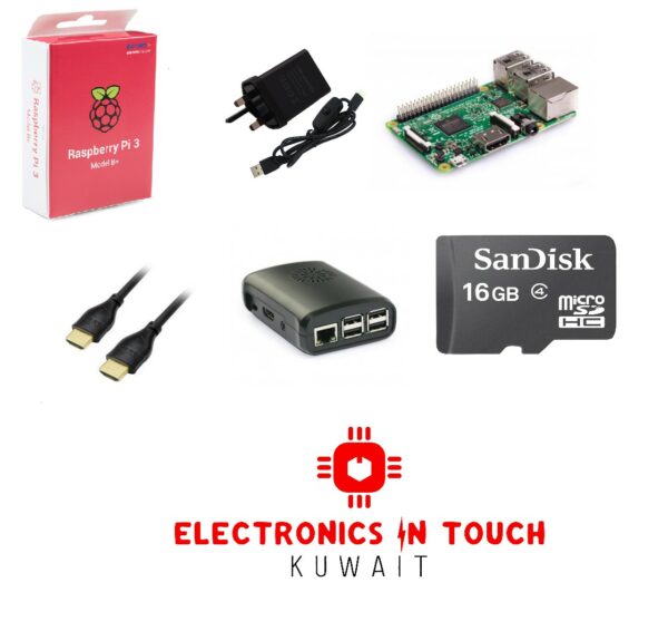 Raspberry Pi 3 Kit + Preinstalled SD Card with Raspbian