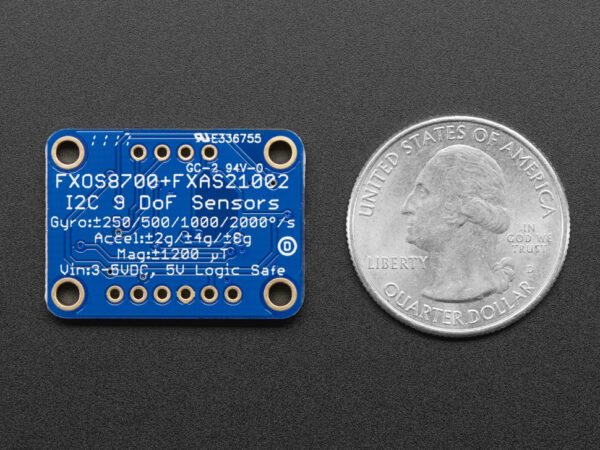 Adafruit Precision NXP 9-DOF Breakout Board - FXOS8700 + FXAS21002 - Image 3
