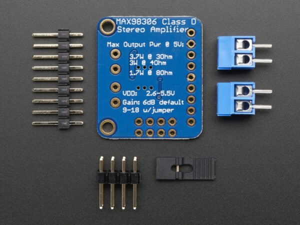 Stereo 3.7W Class D Audio Amplifier - MAX98306 - Image 3