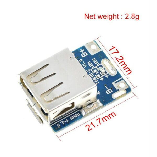 5V Boost Converter Step-Up Power Module Lithium Battery Charging Protection Board - Image 2