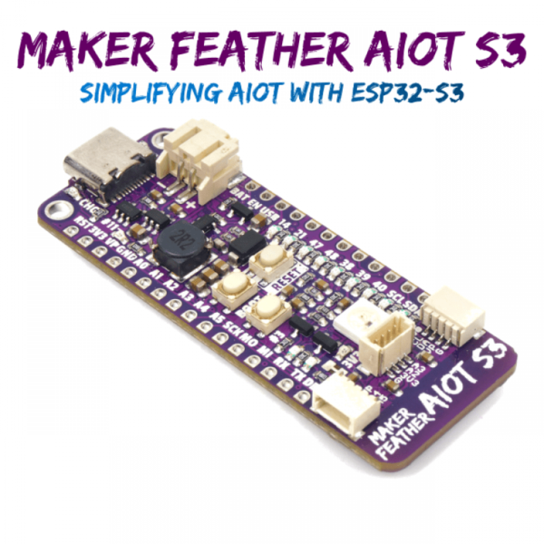 Maker Feather AIoT S3: Simplifying AIoT with ESP32
