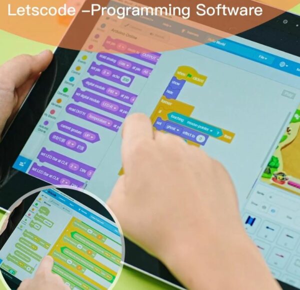 Crowbits-Creator Kit Based on Arduino, 12-in-1 STEM Toy for Kids - Image 7