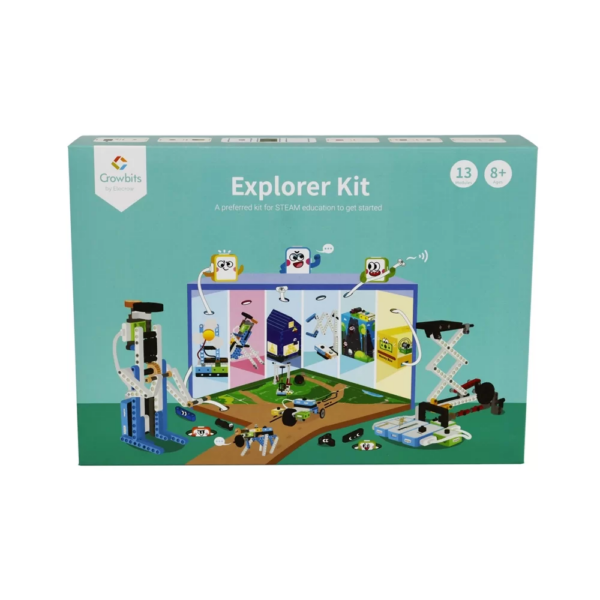 Crowbits-Explorer Kit with 13 sensors and compatible with Lego, Creative Project Toys - Image 2