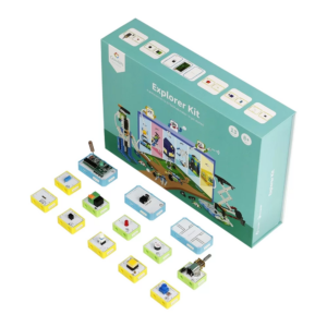 Crowbits-Explorer Kit with 13 sensors and compatible with Lego, Creative Project Toys