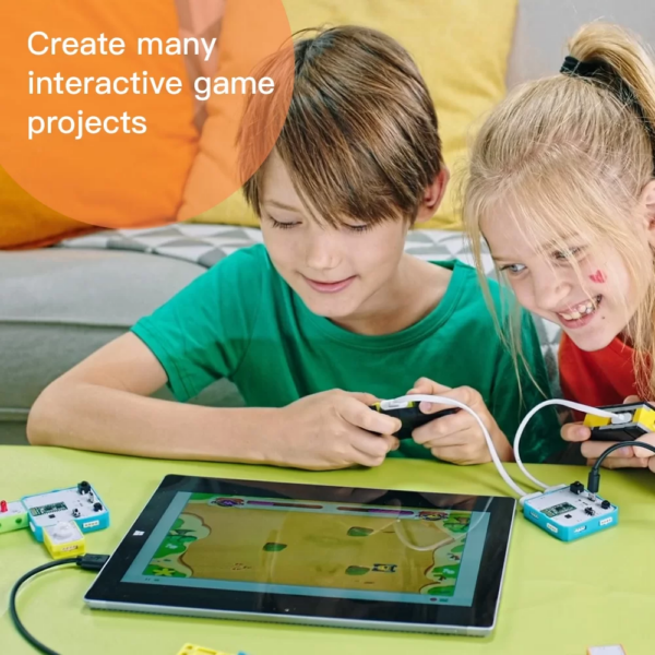 Crowbits-Creator Kit Based on Arduino, 12-in-1 STEM Toy for Kids - Image 6