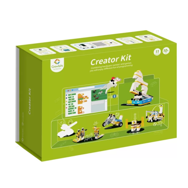 Crowbits-Creator Kit Based on Arduino, 12-in-1 STEM Toy for Kids - Image 2