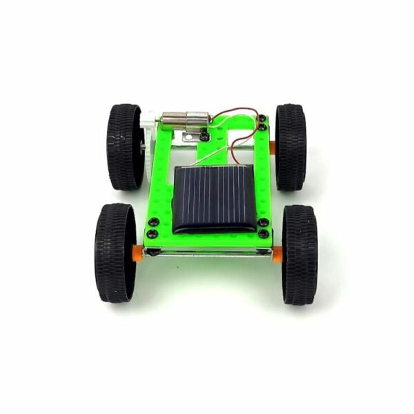 DIY Mini Solar Car with Gear and Motor 8x7cm - Image 2
