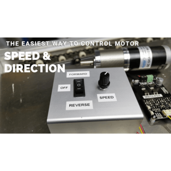 10 Amp 7V-30V Potentiometer & Switch Control DC Motor Driver - Image 5