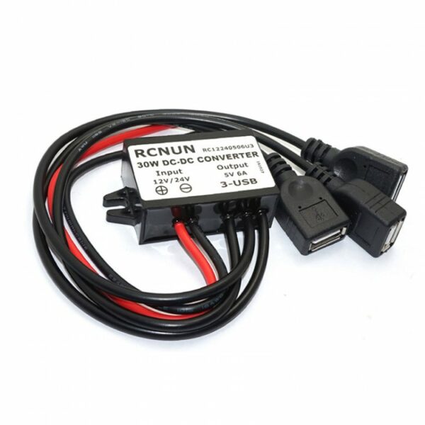 Stepdown DC to DC 12v-24v to 5v 6a USB - Image 2