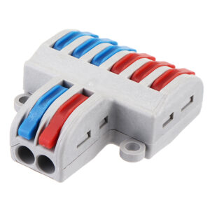 Two Groups of Parallel One-in and Three-out Splitter Terminal Wire Connector