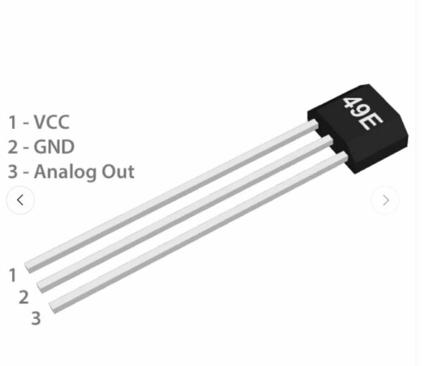 49E Hall Effect Linear Position Sensor - Image 2
