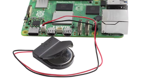 Raspberry Pi 5 Real-time Clock Battery case RTC Battery Powered JST Connector CASE ONLY NO BATTERY